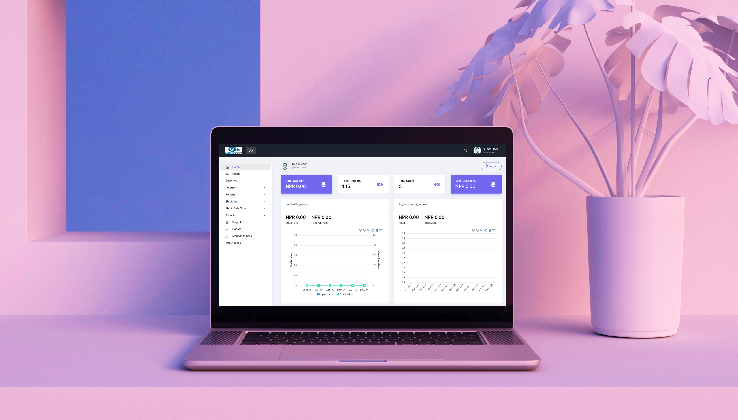 Inventory project screenshot