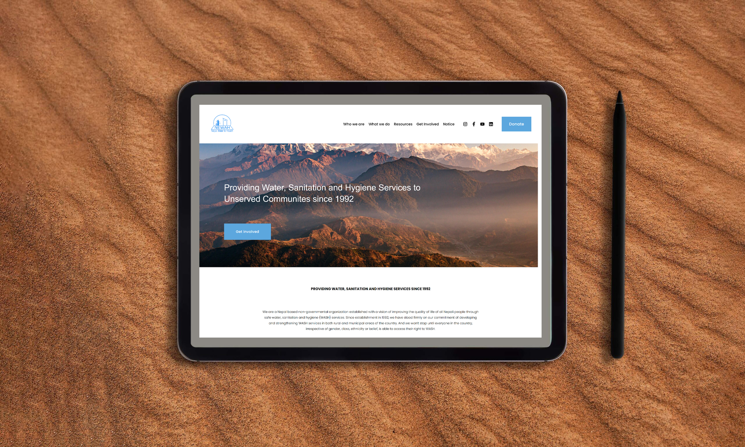 NEWAH project screenshot
