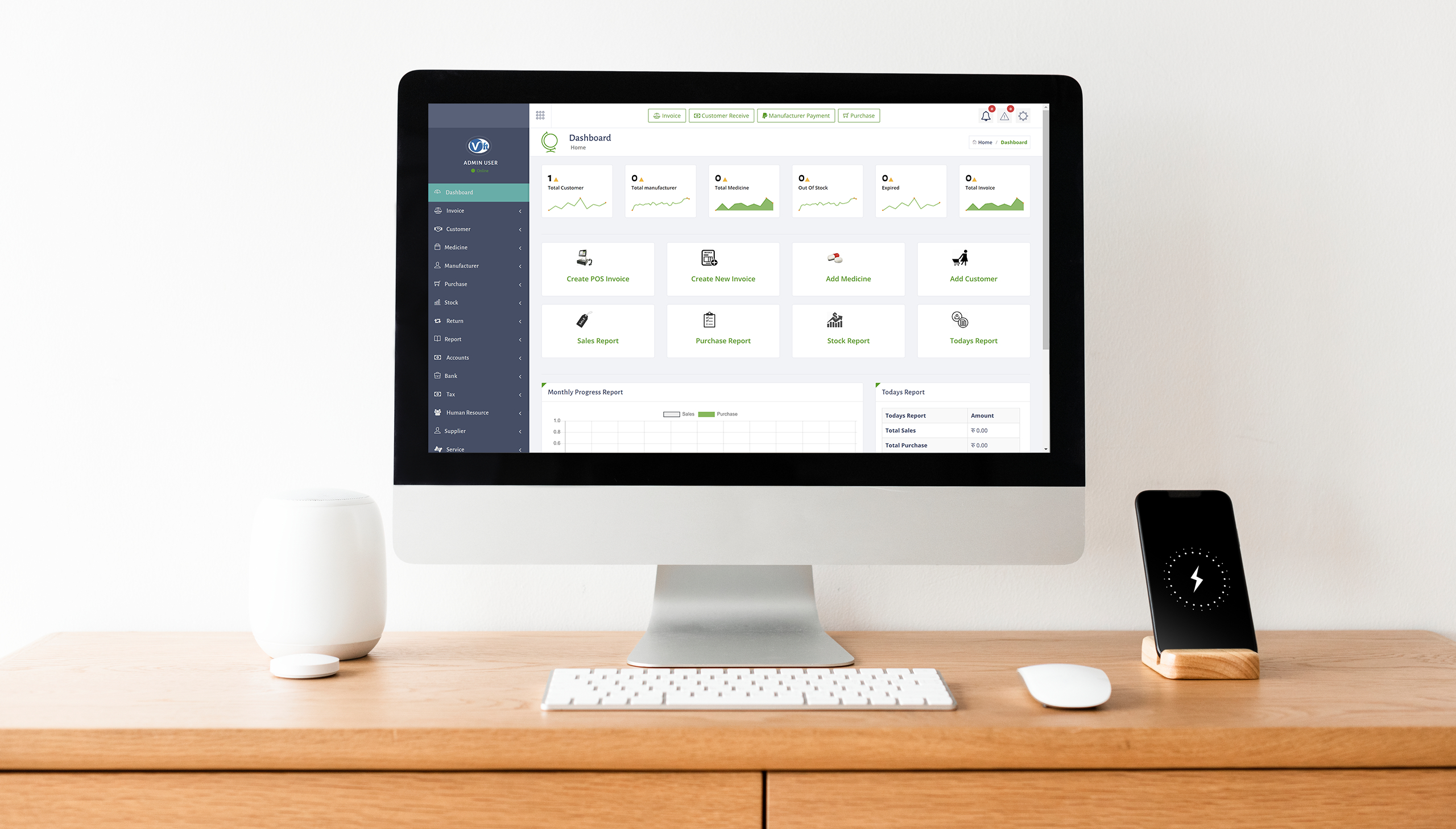 Pharmacare project screenshot